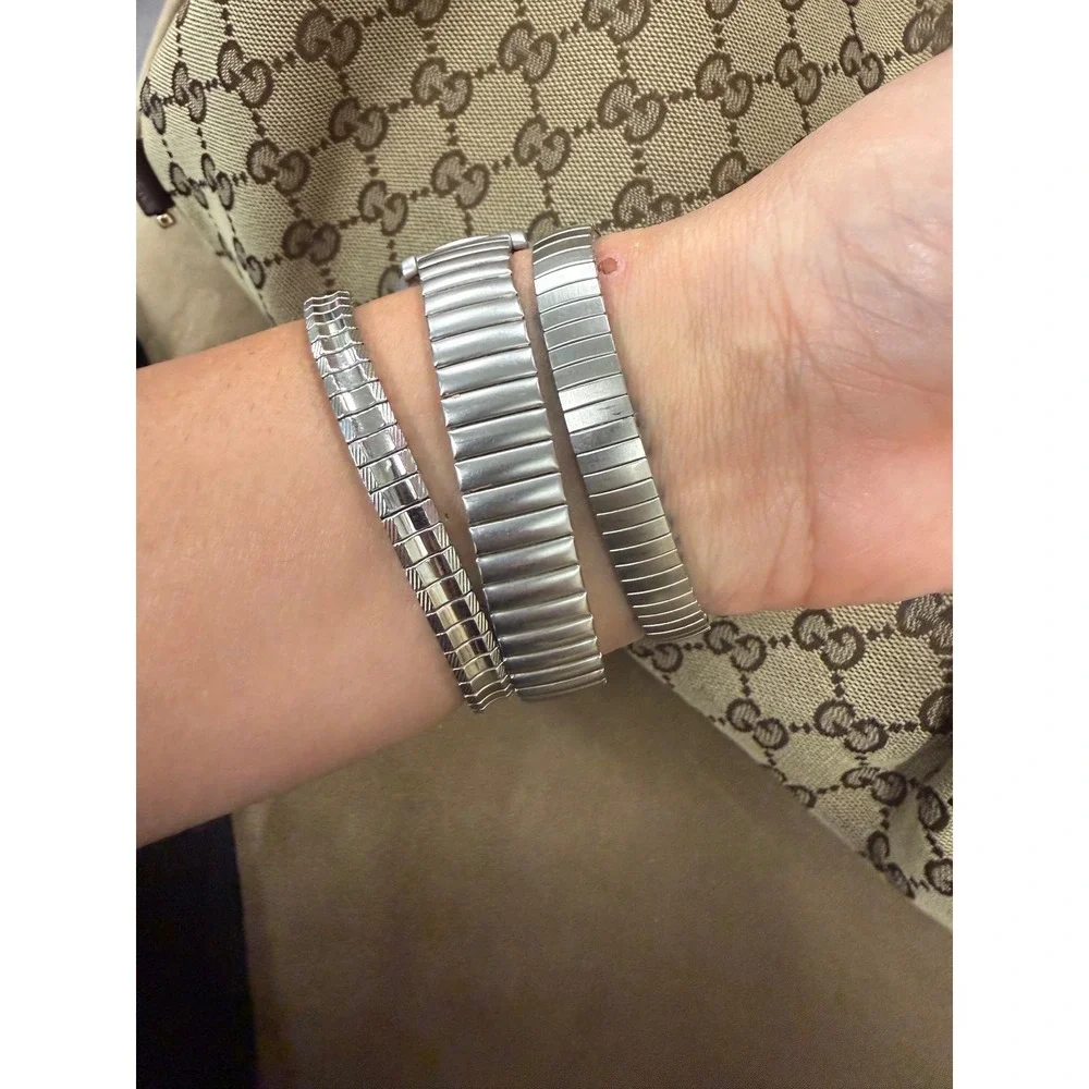 Vintage Women's Silver Expansion Band Watch Lot – Timex & Esprit (Set of 3)